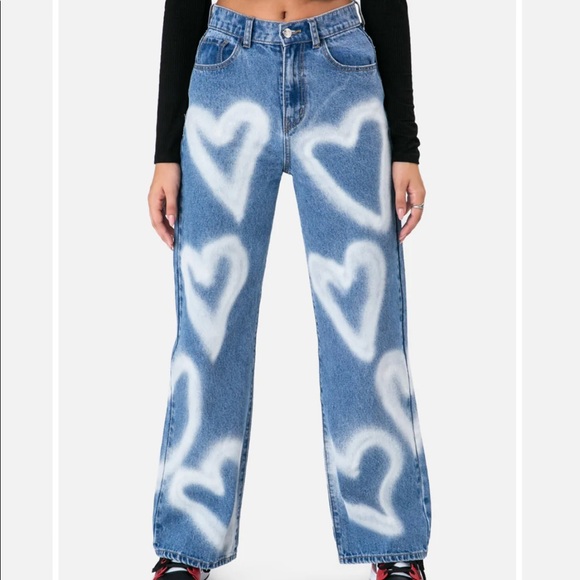 Adika Heart Jeans - Picture 1 of 5